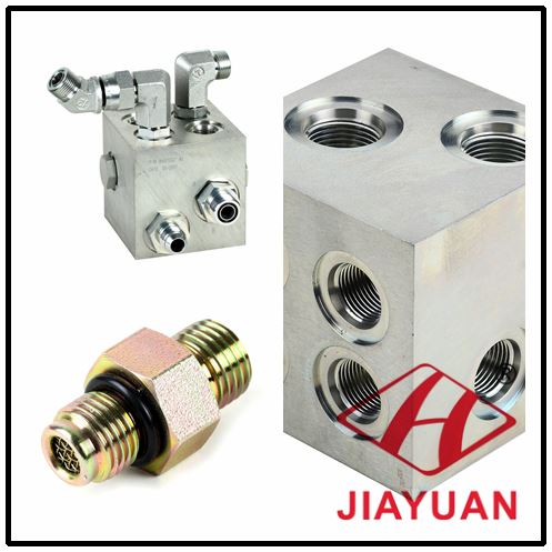 DIN 3852-21 BSPP port and stud fittings valve, manifold, assemblies operation