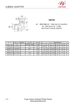 SAE 6000 Flanşlı Dirsek BSP 60 Adaptör